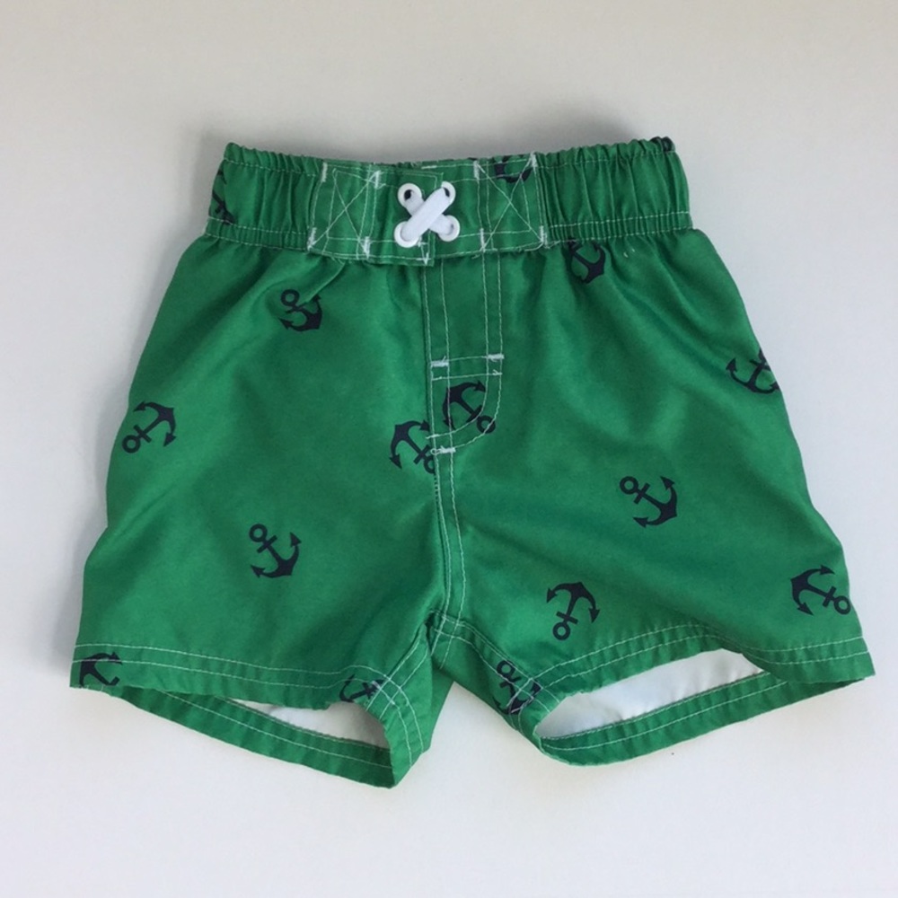 Anchor swim trunks